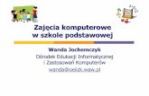 Zajęcia komputerowe w szkole podstawowejdoradca.oeiizk.waw.pl/zajeciaKomputerowe.pdf · Algorytmika od najmłodszych lat. Papert Seymour Burze mózgów. Dzieci i komputery. zadania