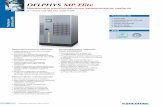 DELPHYS MP Elite - socomec.com · systemów operacyjnych. Usługa zdalnego monitorowania • Usługa zdalnego monitorowania LINK-UPS, ... podstawy pozwala na oszczędność miejsca