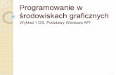 Programowanie w środowiskach graficznych - ii.uwb.edu.plii.uwb.edu.pl/~m.rybnik/wp-content/uploads/PwSG-W1pp-OS-Windows... · Treści przedmiotu 1. Charakterystyka programowania