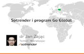 Sotrender i program Go Global - ncbr.gov.pl filedr Jan Zając Twitter: @janekzajac • Sotrender: narzędzie do analiz social media • Badania i raporty na życzenie CO ROBIMY Więcej: