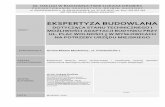 Text ekspertyzy UM MysłowiceV3 - bip.myslowice.pl · badania konstrukcji budynku (sklerometryczne, elektromagnetyczne, odkrywki), sprawdzające obliczenia statyczno-wytrzymałościowe,