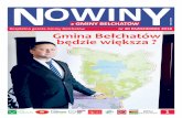 NOWINY - ugbelchatow.pl · 1 ISSN 2048-8668 Bezpłatna gazeta Gminy Bełchatów nr 30 PAŹDZIERNIK 2018 NOWINY z GMINY BEŁCHATÓW