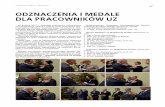 Odznaczenia i medale dla pracOwników Uzmiesiecznik.uz.zgora.pl/wydawnictwo/miesiecznik02-2018/04.pdf · Medal KEN - jest to odznaczenie resortowe nadawane za szczególne zasługi