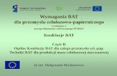 Wykorzystanie filozofii BAT - Aktualnościsdr.gdos.gov.pl/Documents/PZ/Spotkanie 17-18.06.2014/Prezentacje... · oczyszczanie ścieków, •Oczyszczanie wtórne (biologiczne) BAT