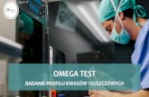 Genetyka w dietetyce - klinika-diety.pl · omega test omega test wskazuje dokŁadny poziom kwasÓw tŁuszczowych w organizmie oraz wynikajĄce z ich proporcji indeksy bĘdĄce wskaŹnikami