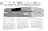 T+A MP1000E / PA1000E - audio.com.pl · Rozwój techniki audio doprowadził nas do miejsca, w którym klasyczne piloty zostają zastąpione przez smartfo- ny i aplikacje kontrolujące