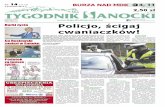 facebook.com/tygodnik.sanocki Policjo, ścigaj cwaniaczków!tygodniksanocki.eu/archiwum/2013/nr14.pdf · słuszność i uchylił postanowienie prokuratury, przekazując sprawę do