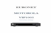 EURONET MOTOROLA VIP1003 · Pasek informacyjny Pasek informacyjny wyświetlany jest na kilka sekund podczas zmieniania kanałów. Zawiera on podstawowe informacje ... Przykładowy
