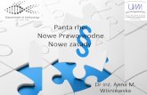 Panta rhei Nowe Prawo wodne Nowe zasady M. Wiśniewska.pdf · 2017-10-10 · od ilości wód pobranych. ... substancji zawartych w ściekach i ich ilości, a także rodzaju ścieków.