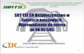 02 TSI SRT - bezpieczenstwo w tunelach kol - sirts.pl · 5 5 SCENARIUSZE ZAGROŻE ... • lokomotywy i inne pojazdy szynowe z własnym napędem, • jednostki trakcyjne, ... Klasyfikacja
