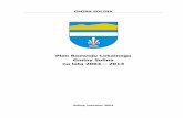 Plan Rozwoju Lokalnego Gminy Solinabip.solina.regiony.pl/images/20050825075301.pdf · Plan Rozwoju Lokalnego Gminy Solina na lata 2004 - 2013 RES Management S.C. - Brzozów 3 I. WSTĘP