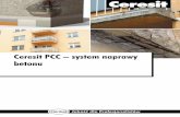 Ceresit PCC – system naprawy betonu · Odspojenie betonu od skorodowanego zbrojenia. Odspojenie betonu na obrzeżach balkonu. 4 Jakość dla Profesjonalistów Proces niszczenia