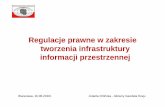 Regulacje prawne w zakresie tworzenia iip - Autor: J. Orlińska …geodezja.mazovia.pl/projekty/bw/pliki_bw/konferencje/16.06.2010/... · danych, o których mowa w art. 4 ust. 1a