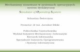 Mechanizmy stosowane w systemach operacyjnych system ...kik.pcz.pl/soold/laboratorium/SOS/Prezentacja.pdf · Przenoszenie procesów między kolejkami systemowymi Szeregowanie zada