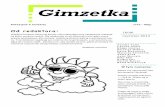 Gimzetka - gimnazjum.jasienica.pl · Test napisałam całkiem dobrze i jestem zadowolona. W części przyrodniczej, niestety, popełniłam W części przyrodniczej, niestety, popełniłam