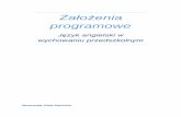 Założenia programowewbsystem.eu/pod muchomorkiem/2016p/images/angol.pdf · może zależeć czy dziecko będzie się chętnie uczyło języków obcych w ... Główną metodą nauczania