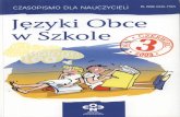 PRENUMERATA CZASOPISMA ,,JĘZYKI OBCE W SZKOLE’’bc.ore.edu.pl/Content/76/2003_03_all.pdf · w nauczaniu języków obcych ... aspekt postawowo-kulturowy celów nauczania (Komorowska