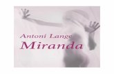 Antoni Lange - chmuraczytania.pl Lange - Miranda... · nadzwyczajne rzeczy spotkałem w podróży, że nie będę w stanie powstrzymać się, ... Miranda było to medium tak niepospolite,