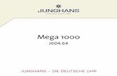 Mega 1000 - junghans.de · Dla wyświetlacza dostępne są języki niemiecki, angielski i francuski. Ustawianie odpowiedniego języka opisano w rozdziale . . Ustawiony tryb wyświetlania