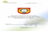 Program Ochrony Środowiska dla Gminy Dobczyce na lata 2017 ... fileProgram Ochrony Środowiska dla Gminy Dobczyce na lata 2017-2021 z perspektywą do 2025 r. 0 Załącznik do Uchwały
