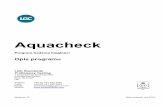 Aquacheck Opis programu V20 czerwiec 2016 - LGC Standards · Włączenie próbek: uran i pluton, resztkowy brom i związki organiczne absorbujące UV (254 nm) do próbek próbnych
