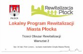 Lokalny Program Rewitalizacji Miasta Płockarozwojmiasta.plock.eu/wp-content/uploads/2015/09/prezentacja... · • Krótka prezentacja inwestycji zrealizowanych w latach 2005-2013