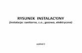 RYSUNEK INSTALACYJNY - materialy.wb.pb.edu.plmaterialy.wb.pb.edu.pl/beatasadowska/files/2017/12/RTiGI-W5.pdf · PN-EN-806-1:2004 Wymagania dotyczące wewnętrznych instalacji wodociągowych