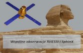 Wspólne obserwacje RHESSI i SphinX - Nowości · Obserwacje slonecznego promieniowania ... żółty – model teoretyczny Zgodnośd na poziomie lepszym niż 5% . Rok spokojnego Słooca