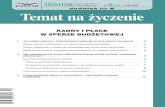 KADRY I PŁACE W SFERZE BUDŻETOWEJ - gsk-solidarnosc.plgsk-solidarnosc.pl/wp-content/uploads/2013/09/Monitor-Prawa-Pracy... · Przeprowadzanie naboru w samorządzie – odpowiedzi