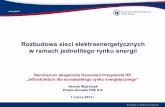 Rozbudowa sieci elektroenergetycznych w ramach jednolitego ... · elektroenergetyczne Polska-Litwa (1) Zadaniem projektowanych linii i stacji jest stworzenie w Krajowym Systemie ...