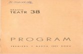 PROGRAM - e-teatr.pl · Prapremiera .Czekając na Godota• od· była się 3 stycznia 1953 r. w teatrze Babylonne, w reżyserii Rogera Blin. Ogromne - jak na tak trudną sztukę