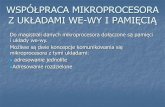 Współpraca mikroprocesora z urz. wewyzsp4.malbork.pl/files/10-wewy.pdf · PC wymagają do realizacji RS485 specjalnych kart rozszerzeń. INTERFEJS CENTRONICS ... ma postać gniazda