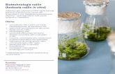 Biotechnologia roslin (hodowla roslin in vitro) - cms.ppnt.plcms.ppnt.pl/uploads/files/5763e4414639b.pdfBiotechnologia roslin (hodowla roslin in vitro) Unikatową część Laboratorium