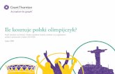 Ile kosztuje polski olimpijczyk? - Outsourcing Portal · Sportu i Turystyki. Na wysokość dofinansowania dla danego związku wpływ Na wysokość dofinansowania dla danego związku