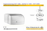 De Dietrich GT GTU C 120 GT 220 instrukcja obsługiserwiskotly.com.pl/wp-content/uploads/2016/03/De-Dietrich-GTU-120... · - Regularnie sprawdza ü poziom wody w instalacji. Uzupe