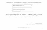 MIĘDZYSZKOLNA LIGA PRZEDMIOTOWA - sp3plock.plsp3plock.pl/liga/testy/16/przyr4.pdf · Klasa IV Nr zadania punktacja Proponowane odpowiedzi Proponowana punktacja 1. (0 – 2) Składniki