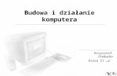 Budowa komputera osobistego (PC) - andrzej.edu.pl - Newsandrzej.edu.pl/szkolne/prezentacje/Budowa_dzialanie_komp.pps · PPT file · Web view2011-10-12 · Budowa i działanie komputera