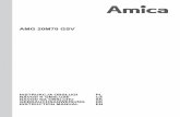 AMG 20M70 GSV - data.amica.com.pldata.amica.com.pl/files/pubs/instrukcje/AMG20M70GSV.pdf · Ak budete dodržiavať uvedené inštrukcie, ponúkne vám mikrovlnná rúra veľa rokov