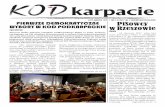 Luty-Marzec 2017 | NR 2-3/2017 ( PIERWSZE …kodpodkarpackie.pl/wp-content/uploads/2017/03/KODKarpacie-nr-6.pdf · 4. Witold Domański 5. Jakub Karyś 6. Dariusz Wojakowski 7. Robert