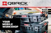 toolboxes can be combined with each other in different · na uszkodzenia mechaniczne i nie rdzewieją. Qbrick System ONE toolboxes are water&dust proof. Thanks to water seal and hermetic