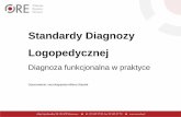 Standardy Diagnozy Logopedycznej - Strona główna diagnozy... · • Klasyfikacje logopedyczne komplementarne z ICF i ICD 10 • Pojęcie sprawności językowej (Grabias S.1990)