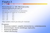 FIZYKA 3 MICHAŁ MARZANTOWICZ - adam.mech.pw.edu.pladam.mech.pw.edu.pl/~marzan/materia.pdf · -prędkość światła wyemitowanego przez źródło poruszające się z prędkością