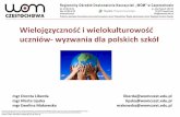 Wielojęzyczność i wielokulturowość uczniów wyzwania dla ... · style uczenia się, kompetencje i doświadczenia życiowe. ... Mniejszości narodowe w województwie śląskim
