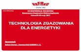 TECHNOLOGIA ZGAZOWANIA DLA ENERGETYKIcieplownieielektrocieplownie.pl/wp-content/uploads/2017/06/RAFAKO... · TECHNOLOGIA ZGAZOWANIA DLA ENERGETYKI VII KONFERENCJA TECHNICZNA ... •