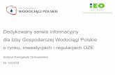 Dedykowany serwis informacyjny dla Izby Gospodarczej ...igwp.org.pl/images/pliki/biuletynoze/IGWP_monitoring_OZE...2021-2030 UE, w tym dość progresywnej (rynkowej i nakierowanej