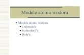 Modele atomu wodoru - malys.if.pw.edu.plmalys.if.pw.edu.pl/2016-w03-Budowa atomu.pdf · zjonizowany atom He+, dwukrotnie zjonizowany atom Li++) Nie można wyjaśnić za pomocą niego