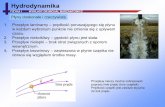 Hydrodynamika - adam.mech.pw.edu.pladam.mech.pw.edu.pl/~marzan/Hydrodynamika.pdf · Hydrodynamika Płyny doskonałe i rzeczywiste 1. Przepływ laminarny – prędkość poruszającego