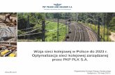 Wizja sieci kolejowej w Polsce do 2023 r. Optymalizacja ... · Systemy finansowo-księgowe PKP PLK Weryfikacja zatrudnienia w prowadzeniu ruchu przez struktury terenowe PKP PLK Perspektywa