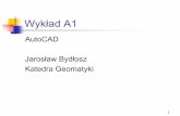 AutoCAD - geod.agh.edu.pljb/AUTOCAD/wyklady/w_A1_GIN.pdfAutoCAD 2017 Rozpoczęcie pracy w programie Ekran programu AutoCAD Obszar dialogowy i linia poleceń Polecenia polskie i angielskie