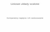 Komparatory napięcia i ich zastosowaniedegra.pb.bialystok.pl/~adam/lus/wyklad_lus_09.pdfRóżnice pomiędzy komparatorem a wzmacniaczem operacyjnym Komparatory są układami o wiele